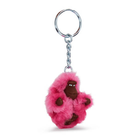 Kipling Sven Extra Small Fashion Monkey Keychain Accessories Powerful Pink | CA 1969TC